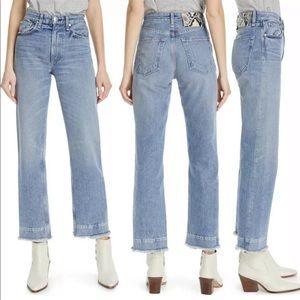 Rag & Bone Ruth Super High Waist Straight Legs
